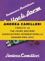 Boken Vattnets form av Andrea Camilleri till Oliveriets italienska bokcirkel den 7 maj 2026.